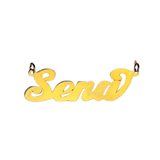 Classic Simple Script Nameplate
